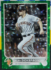 2022 Topps Series 2 #362 Alex Dickerson San Francisco Giants Green Foil /499