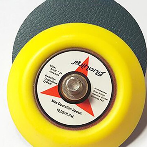 50mm 75mm Backing Pad Abrasive M6/M8 Shank Thread For Sanding Discs Air Sander - Foto 3 di 7