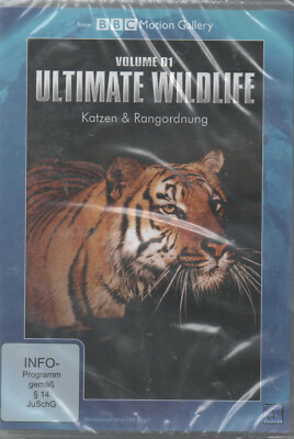 Ultimate Wildlife Vol.1 Katzen & Rangordnung BBC DVD NEU Tiger Buschkatzen 
