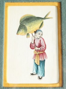 ORIGINAL LIBERTY LONDON 19TH CENTURY CHINESE CANTON BRUSH PAINTING WATERCOLOUR