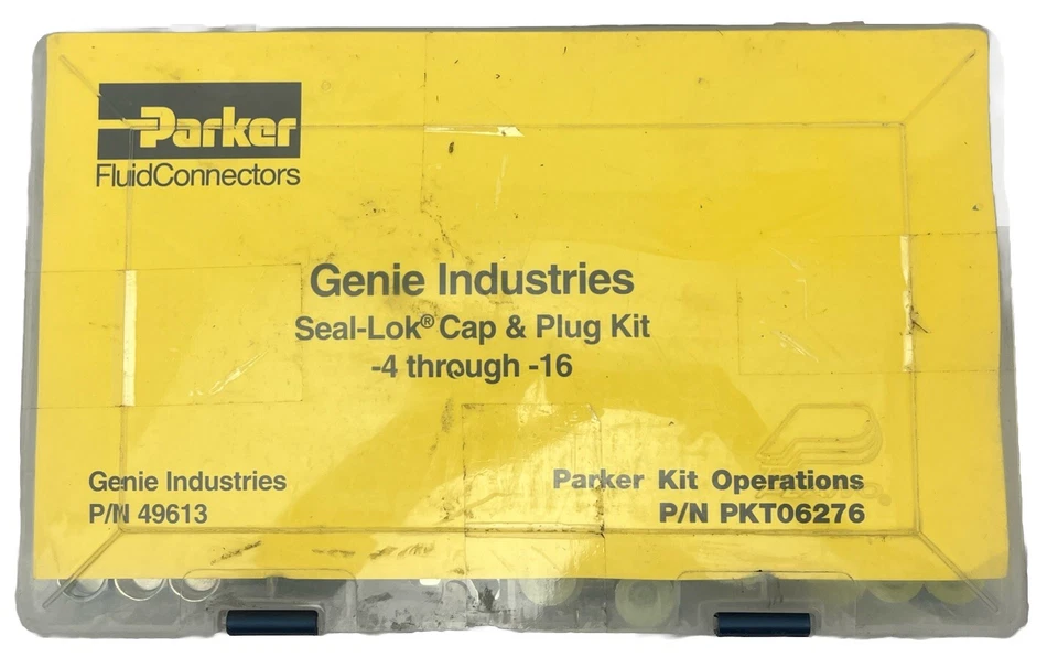 PARKER HANNIFIN PKT06276 Hydraulic Seal-Lok Plug And Cap Kit 4 Through 16 (86pc) Foto 4 de 4