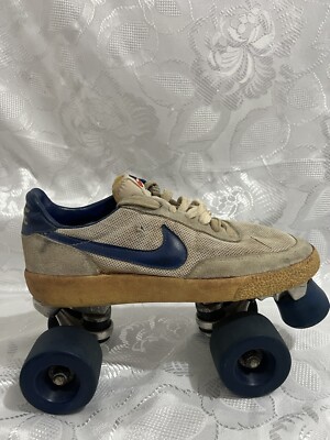 VINTAGE NIKE KILLSHOT ROLLER SKATES SZ 7 TENNIS SHOES 80s ROYAL  