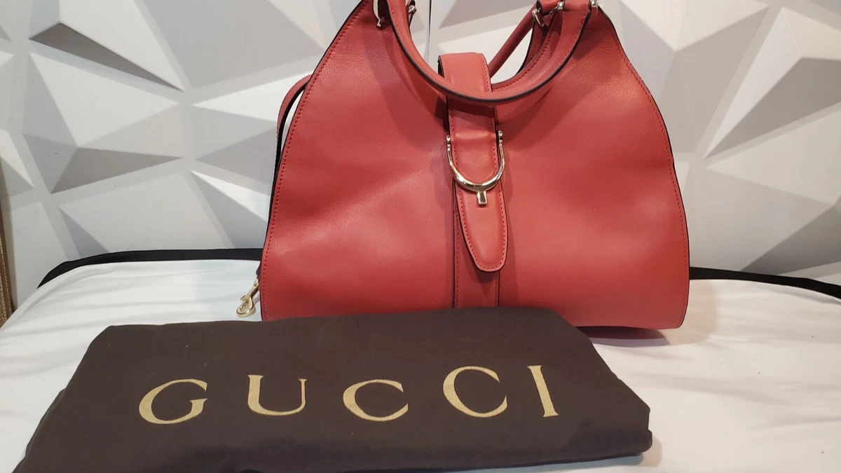 Gucci stirrup top handle best sale bag