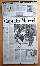  Detroit Red Wings' Capt Steve Yzerman CAPTAIN MARVEL RARE Printing Plate 