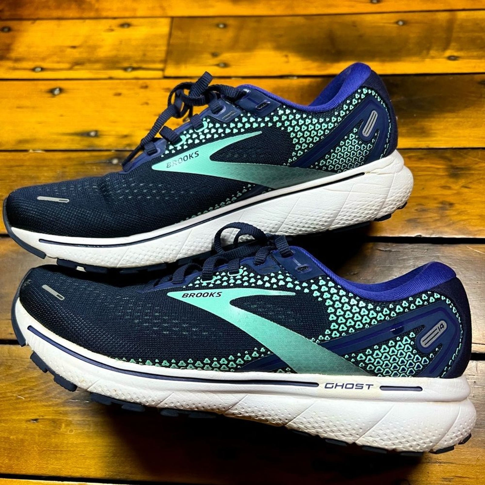 Brooks Ghost 14 Womens 9 Running Shoe Athletic Sneake… Gem