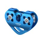 Lixada 30kN Climbing Pulley Cable Trolley Pulley for Tree Arborist Zipline