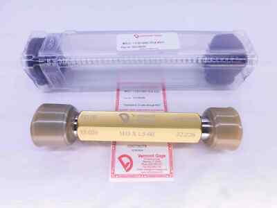 NEW M33 X 1.5 6H VERMONT THREAD PLUG GAGE 33 GO NO GO P.D.'S = 32.026 & 32.226