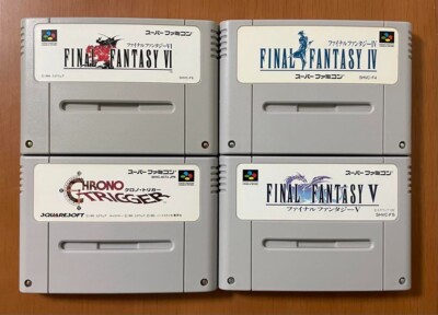 Nintendo Super Famicom Final Fantasy IV V VI Chrono Trigger FF 4 5 6 ...