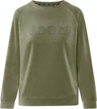 JOOP! Pullover Größe M UVP 59,95€ Damen Shirt Samtshirt grün Samt Shirts 642119