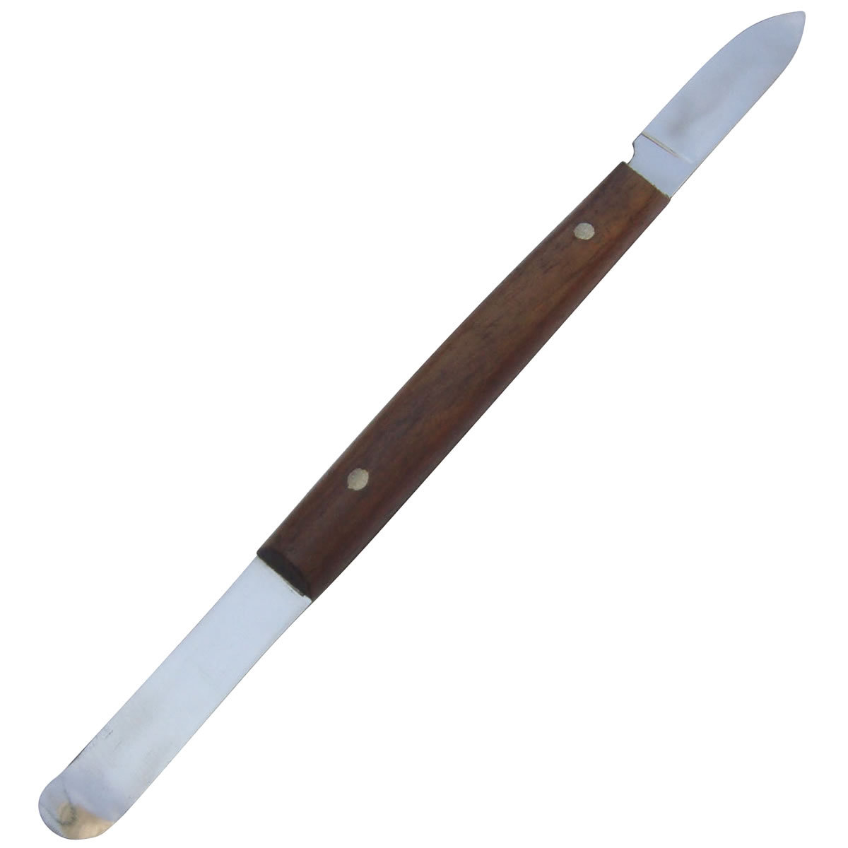 DENTAL INSTRUMENTS STAINLESS STEEL WOODEN HANDLE WAX KNIFE 12cm