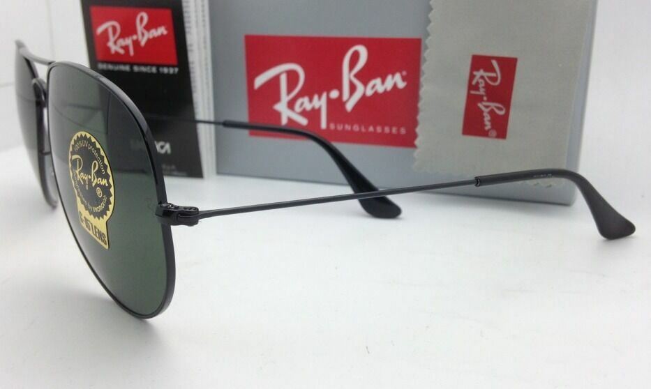 Ray-Ban Sunglasses LARGE METAL II RB 3026 L2821 62-14 Black Frames