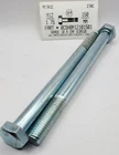 M12-1.75X150MM HEX HEAD CAP SCREWS GRADE 10.9 STEEL ZINC PLATED (10)