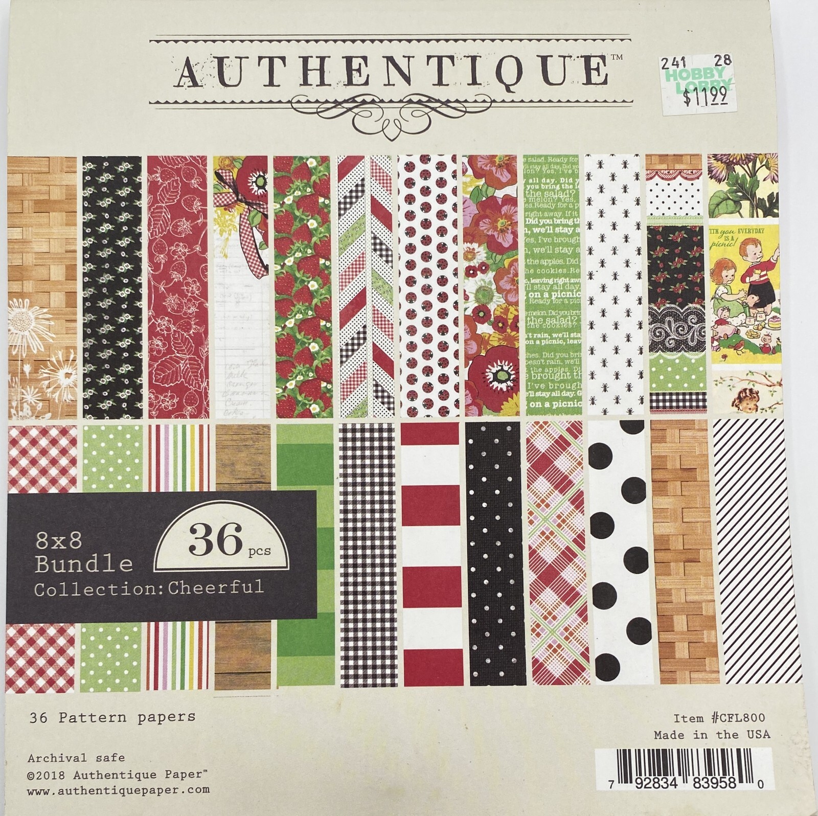 Authentique Paper Pads - 3 Sizes - Your Choice - Please READ Full ...