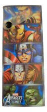 Marvel Avengers Assemble Sliding Pencil Box with Snap Lock Character Panels