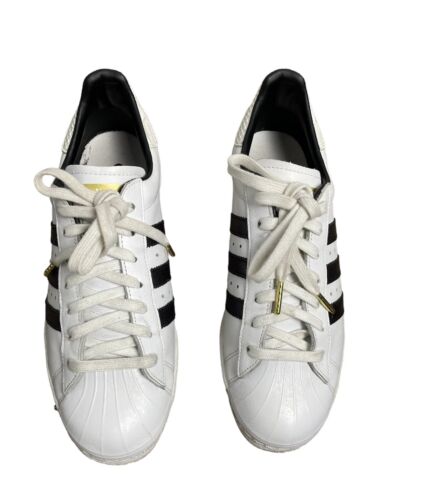 Mens Adidas Casual Shoes 3-stripes Size 8.5 black/white - Photo 1 sur 14