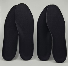 2 pair NEW OEM Unbranded Black Insoles Footbeds M sz 9, W sz 10.5 FREE SHIPPING