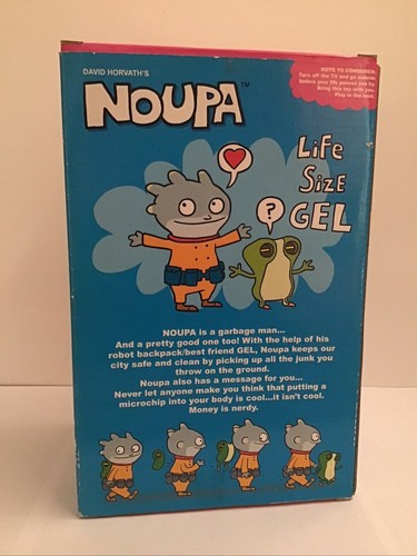 TOY2R KIDROBOT QEE COLLECTION NOUPA GEL ROBOT DESIGNER VINYL TOY DAVID HORVATH - Picture 19 of 24