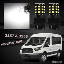 2 X White Backup Reverse Light 3157 3156 33smd Led For 2015 - 2019 Transit 150 2 X White Backup Reverse Light 3157 3156 33smd Led For 2015 - 2019 Transit 150