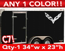 CORVETTE STINGRAY C7 X-GRANDE COCHE O PARED CALCOMANÍA PEGATINA 34"w x 23"h CUALQUIER 1 Color