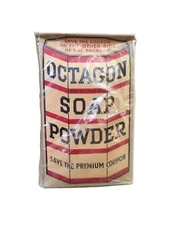 Vintage OCTAGON Soap Powder By Colgate Palmolive Peet New Old Stock Regular Size