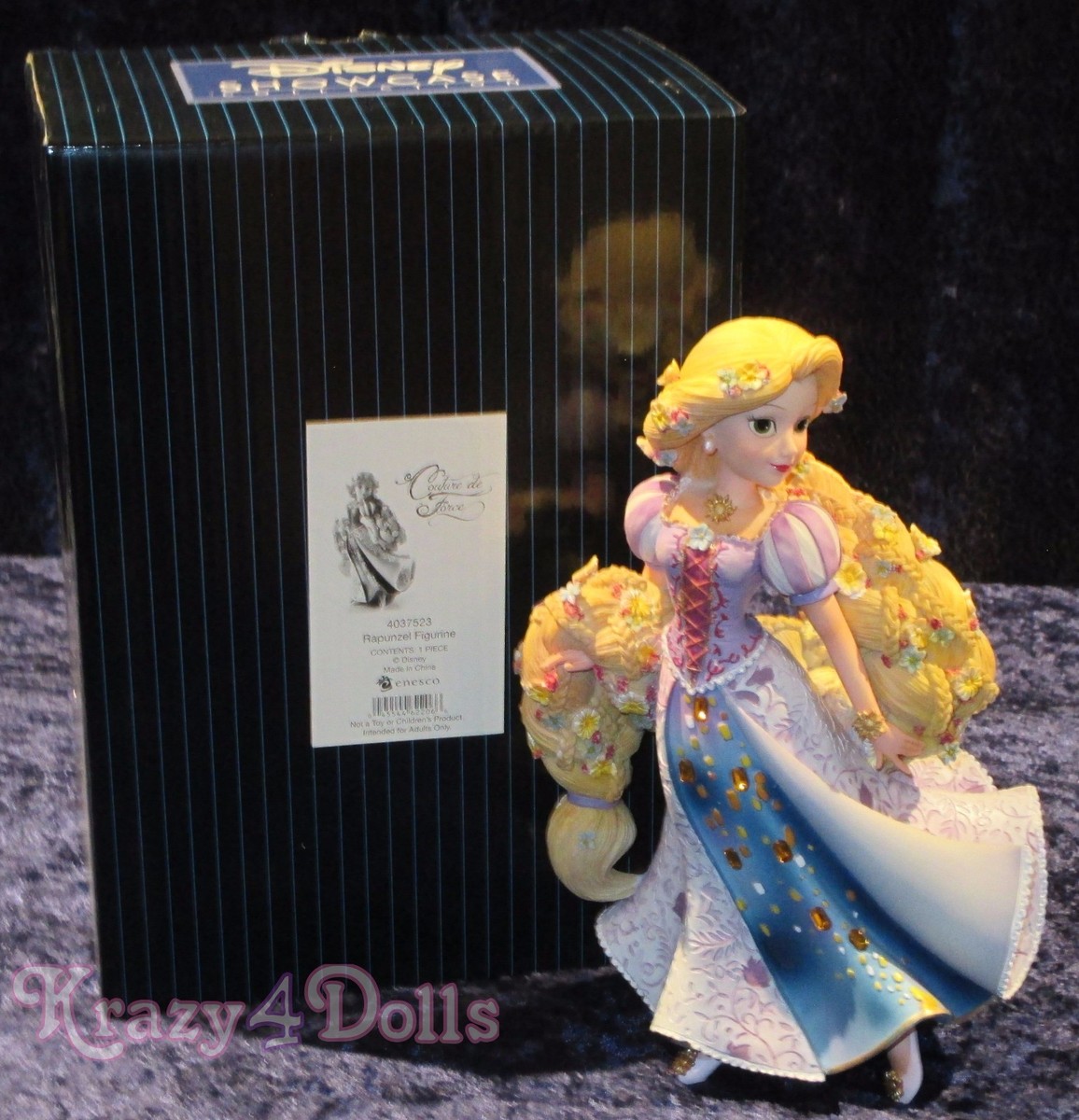 Disney Showcase Couture De Force Figurine Tangled Rapunzel NEW! | eBay