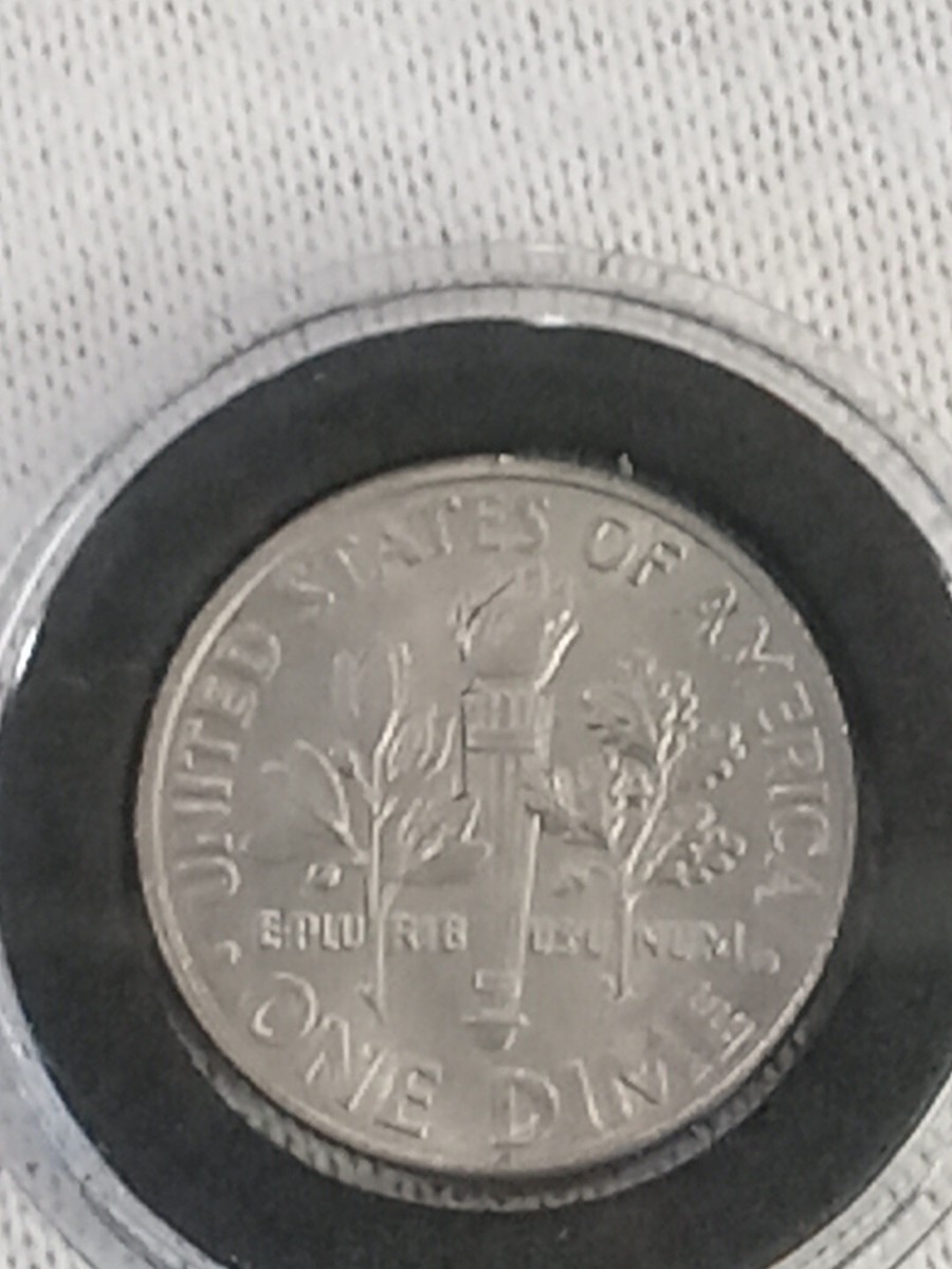 2018 Roosevelt Dime Die Cud, Off Centered Planchet Strike, Double