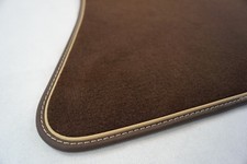 Lengenfelder Fußmatten für Mercedes Benz R107 W107 SL + brasil + NEU + ECHTLEDER