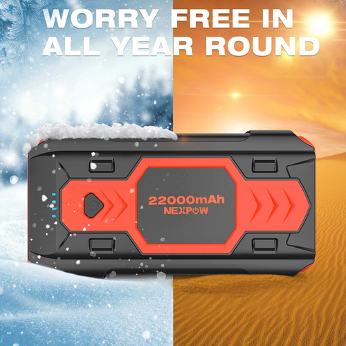 Portable Car Battery Jump Starter 3000A 22000mAh Power Pack Bank Charger - Picture 8 of 8