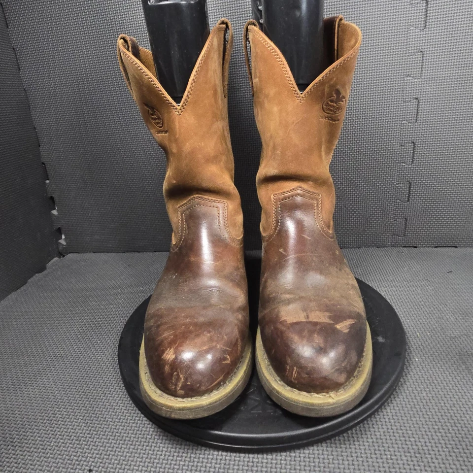 Georgia Boot Ranch Wellington Hombres Talla 10.5 EE Castaño Botas de Trabajo G5814 Foto 2 de 4