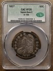 1827 O.105 Capped Bust half dollar CACG VF35 drop-dead originalDavidKahnRareCoin — photo 3