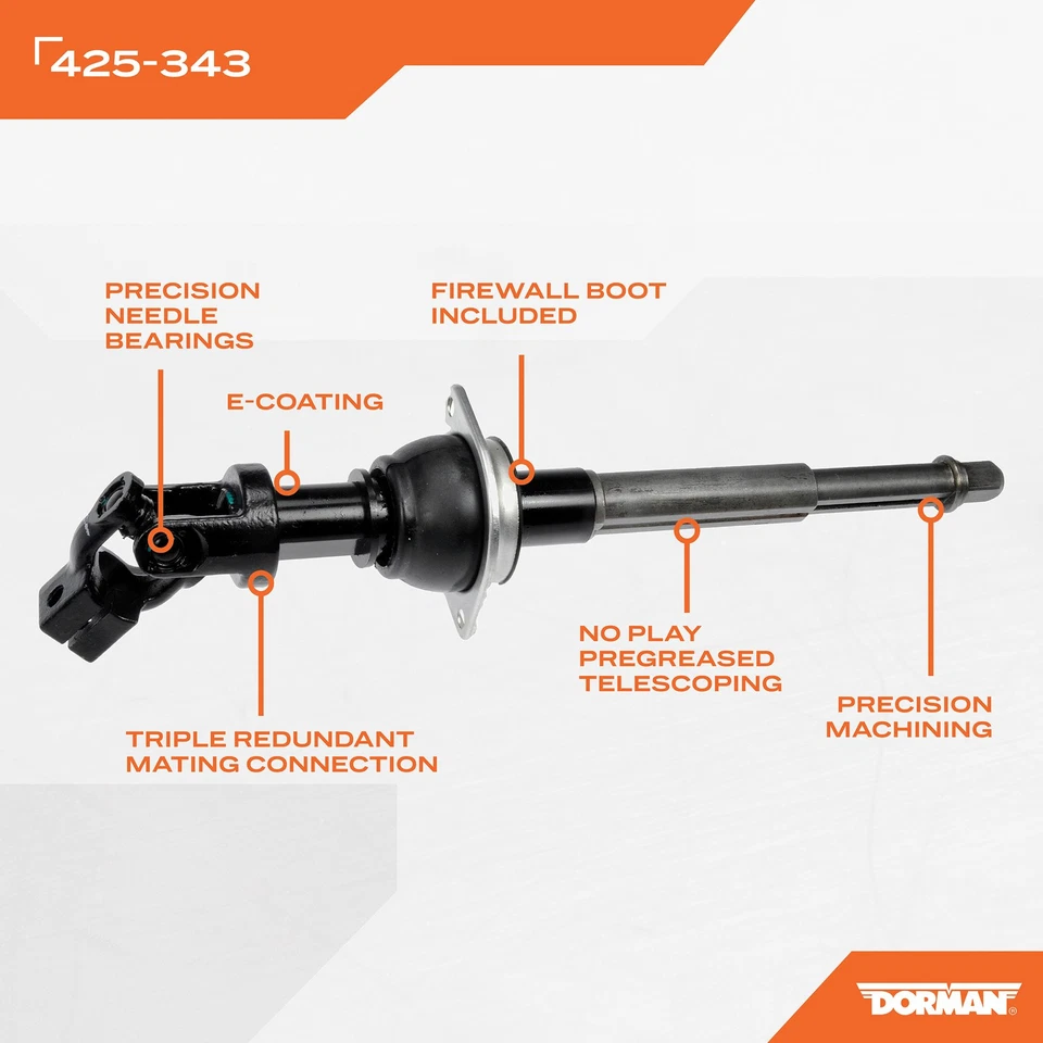 Eje de dirección Dorman 425-343 para 95-02 Crown Victoria Grand Marquis Town Car Foto 3 de 4