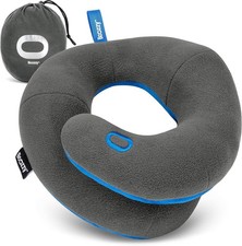 Kids Travel Neck Pillow 3-7 Y/O- Patented Soft Toddler Pillow for Head & Chin...