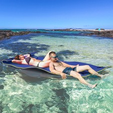 Floating Water Mat Float Pad Lake Pool Water Beach Sea Adults Kids Blue