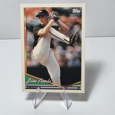 1994 Topps Jim Poole Card #449 Baltimore Orioles MiLB Baseball Pitcher