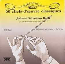 Le Piano Bien Tempere Vol 2* (The Well-Tempered Clavier), Johann Sebastian Bach 