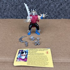 TMNT Slice 'N Dice Shredder Wacky Action 1990 Playmates Vintage -