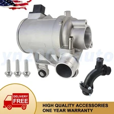 Engine Coolant Water Pump w/Tube Connector for Benz C300 E300 GLC300 SLC300 2.0L