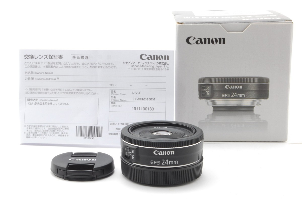 TOP MINT in Box] Canon EF-S 24mm F2.8 STM Lens from Japan | eBay