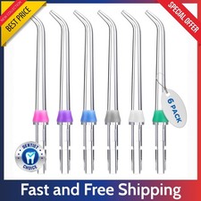 6 Pack Waterpik Replacement Heads - Classic J...