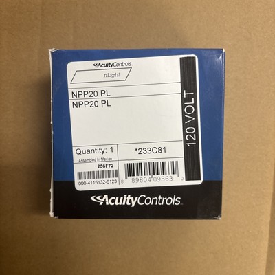 nLight 120V Plug Load Control Power Pack Sensor Switch Acuity NPP20 PL PACK OF 2