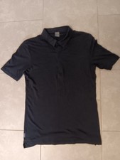 Size Small Mens Icebreaker Wool Short Sleeve Polo Collared Shirt 3 Button