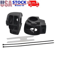 Front Handlebar Hand Control Switch Housing Cover For Harley Touring Road Glide