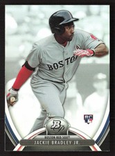 2013 Bowman Platinum Jackie Bradley Jr. RC #84 Rookie Card. rookie card picture