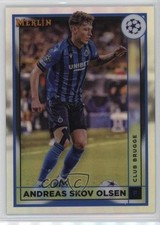 2022 Topps Merlin UEFA Club Competitions Refractor Andreas Skov Olsen #44 0mn9