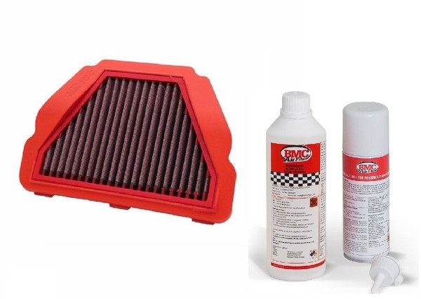 Bmc Racingluftfilter+Reiniger Set FüR Yamaha YZF-R1 RN49 Bj. 2017-2019-image
