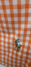 POLO Ralph Lauren Swim Trunks Men's 3XB Orange Check Gingham SHORTS Pony NEW