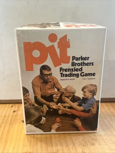 PIT Board Game Card Frenzied Trade Parker Brothers 1973 No.661 Vintage Complete