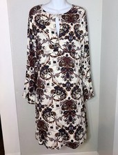 Venus Crean Paisley soft rayon shift dress XL