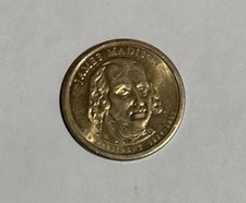 2007 D James Madison 1809 - 1817 President United States One Dollar Coin 1$ Rare