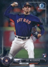 2017 Bowman Chrome #45 Joe Musgrove RC - BB